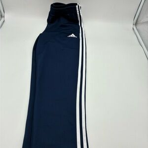 Adidas Dark Blue Joggers with White Stripes-XL